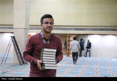 غبارروبی مسجد باقرالعلوم دانشگاه باهنر کرمان 