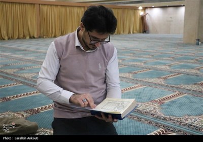 غبارروبی مسجد باقرالعلوم دانشگاه باهنر کرمان 