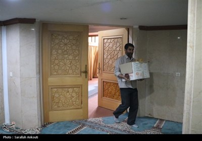 غبارروبی مسجد باقرالعلوم دانشگاه باهنر کرمان 