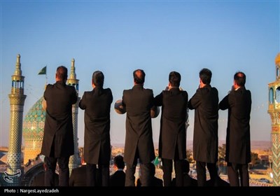 برگزاری آئین نقاره‌زنی آستان هلال بن علی در آران و بیدگل