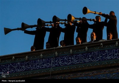 برگزاری آئین نقاره‌زنی آستان هلال بن علی در آران و بیدگل