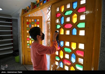 غبار روبی مساجد در آستانه ماه مبارک رمضان - همدان
