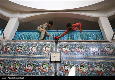 غبار روبی مساجد در آستانه ماه مبارک رمضان - همدان
