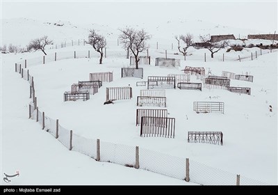 طبیعت برفی روستاهای بخش انزل ارومیه