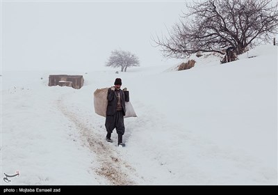طبیعت برفی روستاهای بخش انزل ارومیه