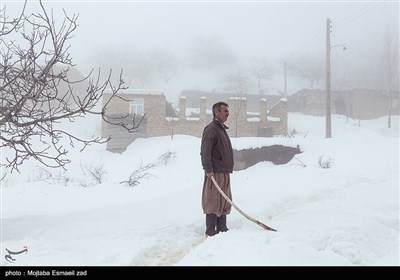 طبیعت برفی روستاهای بخش انزل ارومیه