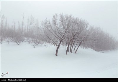 طبیعت برفی روستاهای بخش انزل ارومیه