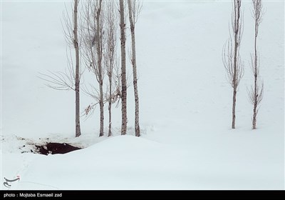 طبیعت برفی روستاهای بخش انزل ارومیه