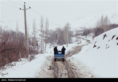 طبیعت برفی روستاهای بخش انزل ارومیه