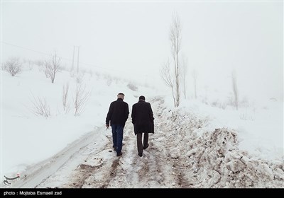 طبیعت برفی روستاهای بخش انزل ارومیه