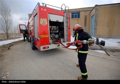 مانور عملیاتی مولدهای برق اضطراری و ارتقای حفاظت فیزیکی شرکت آبفای همدان
