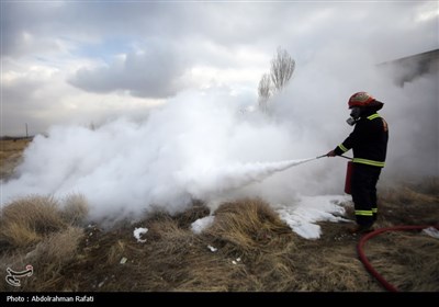 مانور عملیاتی مولدهای برق اضطراری و ارتقای حفاظت فیزیکی شرکت آبفای همدان