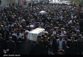 وداع جانسوز و باشکوه مردم ریگان با شهدای نظم و امنیت