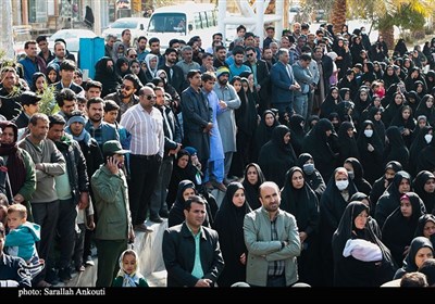 وداع جانسوز و باشکوه مردم ریگان با شهدای نظم و امنیت
