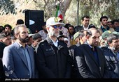 وداع جانسوز و باشکوه مردم ریگان با شهدای نظم و امنیت