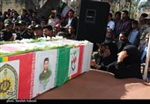 وداع جانسوز و باشکوه مردم ریگان با شهدای نظم و امنیت