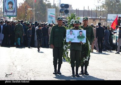 وداع جانسوز و باشکوه مردم ریگان با شهدای نظم و امنیت