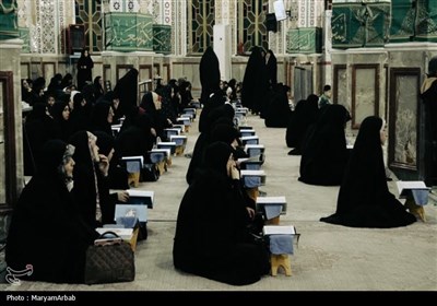 برپایی آیین جزءخوانی حرم هلال بن علی آران و بیدگل