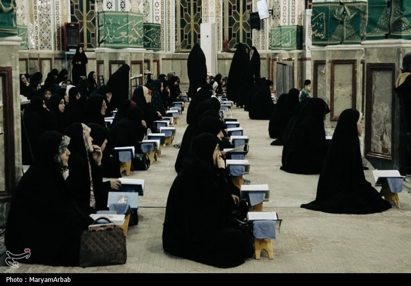 آیین جزءخوانی حرم هلال بن علی آران و بیدگل+تصویر