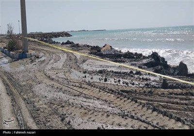 بالا آمدن آب دریا در بندر کوهستک