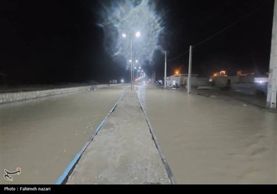 بالا آمدن آب دریا در بندر کوهستک