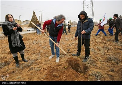 مراسم درختکاری پویش جان ایران - همدان