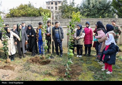 مراسم روز درختکاری پویش جان ایران در رودسر