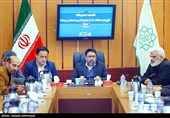 رضا محمدی، شهردار منطقه 18 تهران در نشست خبری با اهالی رسانه