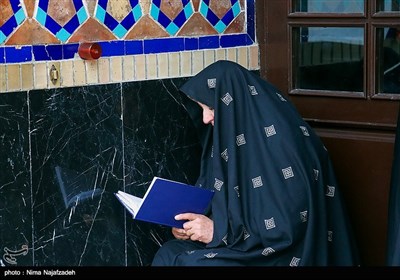 جز خوانی قرآن کریم در حرم مطهر امام رضا (ع)
