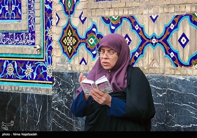 جز خوانی قرآن کریم در حرم مطهر امام رضا (ع)