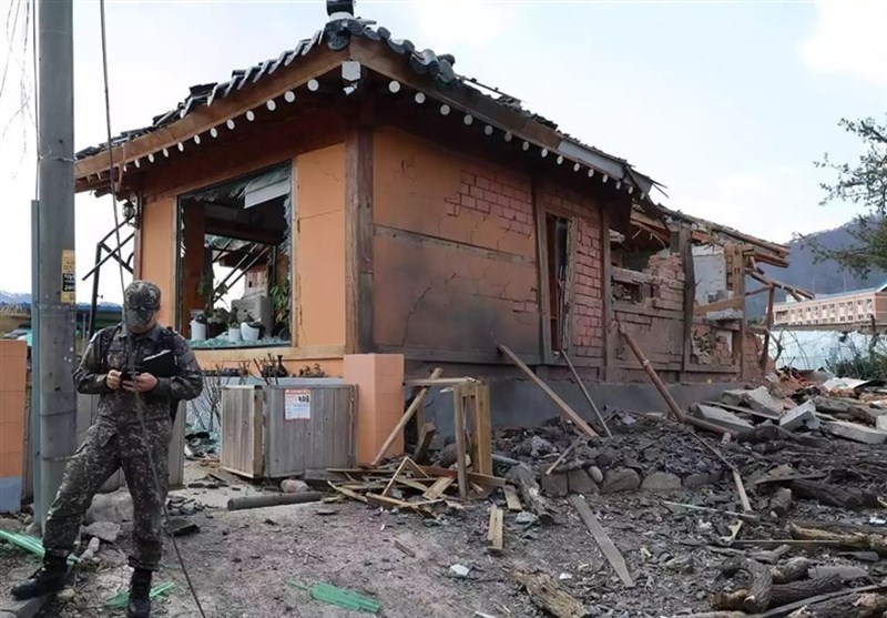 Цензура после бомбардировки жилого района во время учений США и Южной Кореи