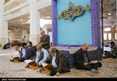 مراسم جزخوانی قرآن کریم در حرم حضرت معصومه (ع)