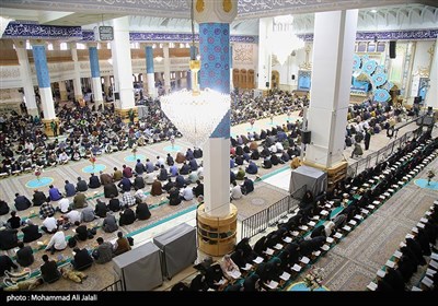 مراسم جزخوانی قرآن کریم در حرم حضرت معصومه (ع)