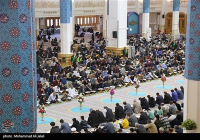 مراسم جزخوانی قرآن کریم در حرم حضرت معصومه (ع)