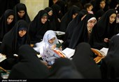 مراسم جزخوانی قرآن کریم در حرم حضرت معصومه (ع)