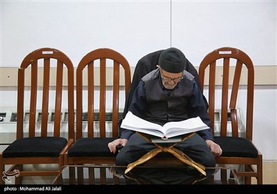 مراسم جزخوانی قرآن کریم در حرم حضرت معصومه (ع)