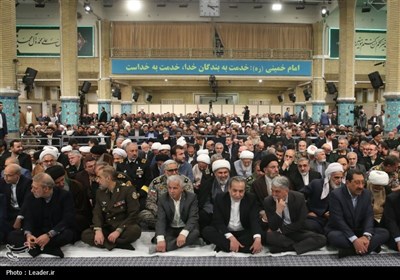 دیدار مسئولان و کارگزاران نظام با رهبر معظم انقلاب