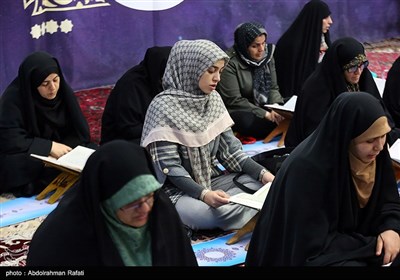 مراسم جزخوانی قرآن کریم در همدان