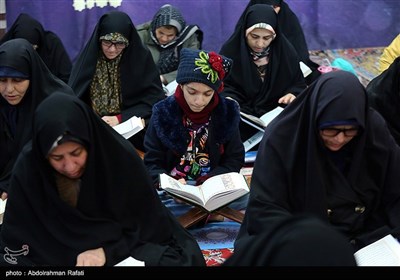مراسم جزخوانی قرآن کریم در همدان