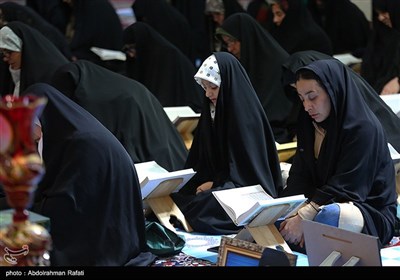 مراسم جزخوانی قرآن کریم در همدان