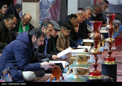 مراسم جزخوانی قرآن کریم در همدان