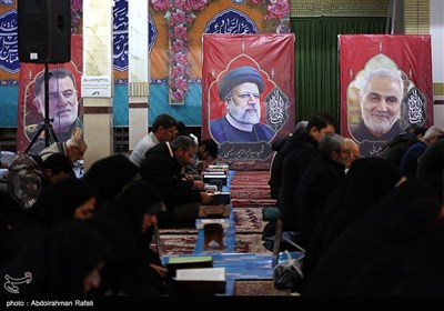 مراسم جزخوانی قرآن کریم در همدان