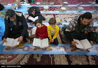 مراسم جزخوانی قرآن کریم در همدان