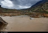 انسداد محور روستایی باغ‌بخشی–دوچاهی خواف به دلیل سیلاب