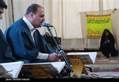 جزء‌خوانی قرآن کریم در جوار سردار دلها در گلزار شهدای کرمان