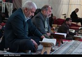 جزء‌خوانی قرآن کریم در جوار سردار دلها در گلزار شهدای کرمان