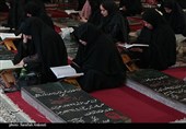 جزء‌خوانی قرآن کریم در جوار سردار دلها در گلزار شهدای کرمان