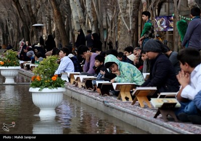 مراسم جزءخوانی قرآن کریم در اصفهان