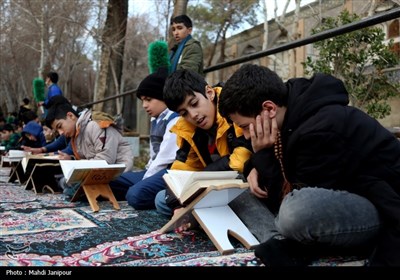 مراسم جزءخوانی قرآن کریم در اصفهان