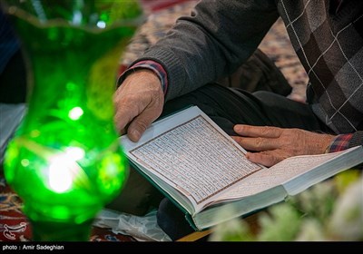 جزخوانی قرآن کریم در حرم مطهر شاهچراغ (ع)